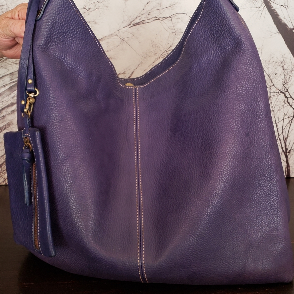 Sapahn leather hobo bag belt handle